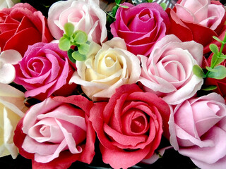 group of artificial roses - flowers