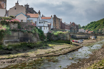 Staithes picturesque coastal village, Yorkshire, England. 