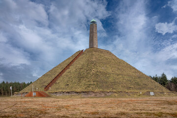 The Pyramid of Austerlitz is a 36 meter high pyramid , in the municipality of Woudenberg. Utrecht Province, The Netherlands