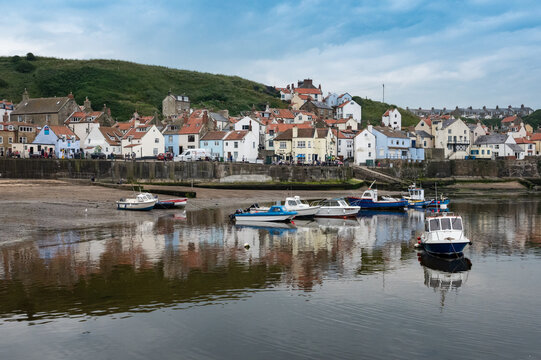 Staithes picturesque coastal village, Yorkshire, England.