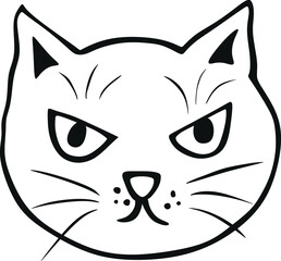 Angry Cat Doodle