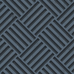 Metal seamless texture with square pattern, panel, 3d illustration 
