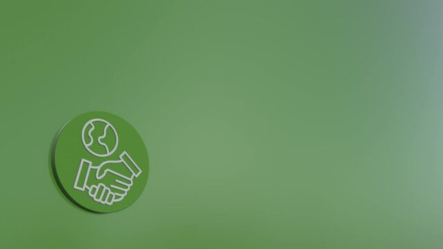 Ecological Green Energy Icons Concept Green Coop