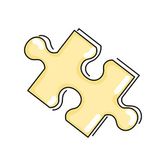 Isolated puzzle icon