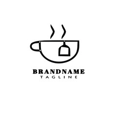 coffee cup logo design template icon vector