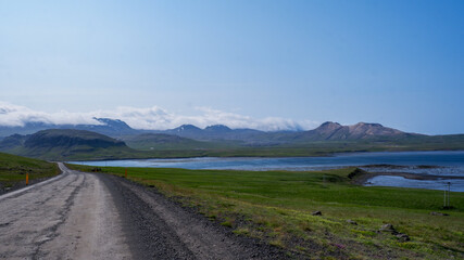 Driving through the Snæfellsnes Peninsula in Western Iceland