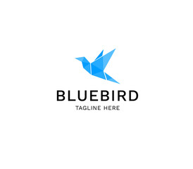 Creative abstract bird logo design