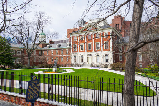 Pennsylvania Hospital In Philadelphia - A Famous Landmark - PHILADELPHIA / PENNSYLVANIA - APRIL 6, 2017