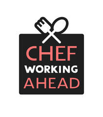 Fototapeta na wymiar Chef work symbol
