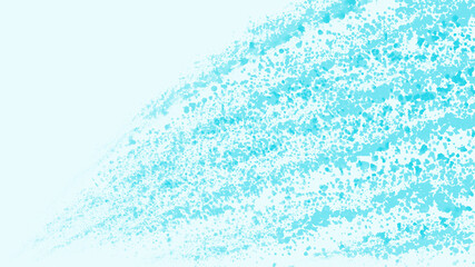 Blue and Aqua Watercolor Splashes Background