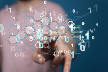 Futuristic wave, Futuristic data stream