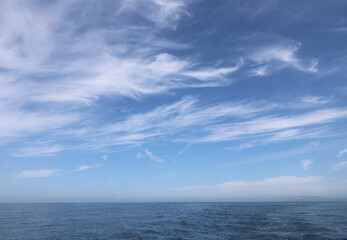 Fototapeta na wymiar clouds over the sea, sea and sky, sky and clouds