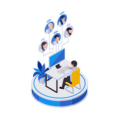 Managing Online Workers Composition