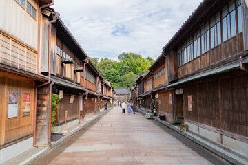 日本の昔ながらの街並み