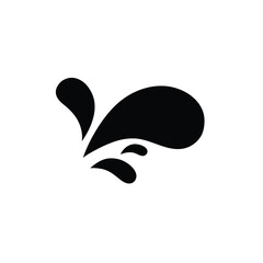 water splash icon vector water drop sign