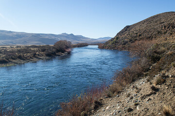 river and mountains