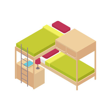 recommend clip art: Children Bunk Bed Composition