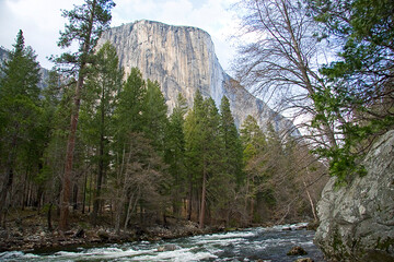 MERCED RIVER AND EL CAPITAN