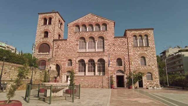 The Church of Saint Demetrius in Thessaloniki city, Greece