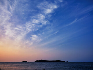 Obraz premium 礼文島の夕焼け