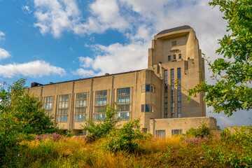 Radio Kootwijk, The Netherlands - 27th august 2021 - Old broadcast sending station on the nature reserve the Veluwe