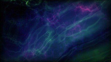 Space Flight Into A Star Field In Galaxy Clouds And Lightning Ne