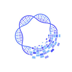 The structure of abstract DNA, DNA molecule, Chromosomes ideas, dna print, dna helix molecule, poster
