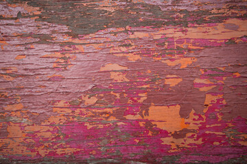 Old wood pink, purple  texture backgrounds. horizontal stripes, boards. roughness and cracks.