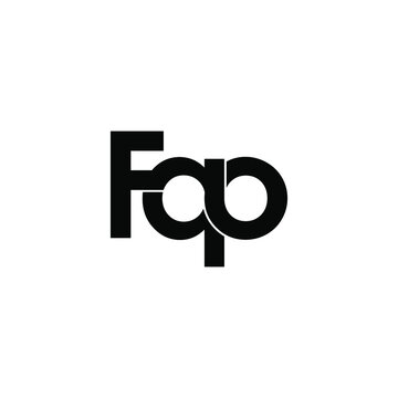 fqo initial letter monogram logo design