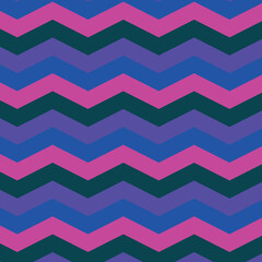 Chevron seamless pattern geometric blue pink purple black