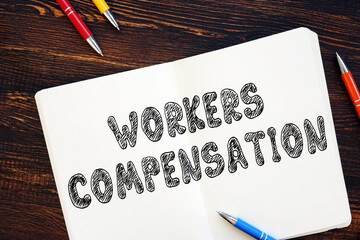  Workers Compensation phrase on the sheet.