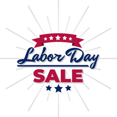 Labor day sale poster background vector illustration