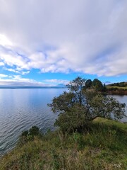lake and sky
