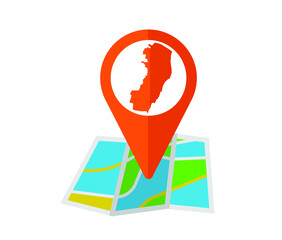 map icon of brazilian state of Espírito Santo