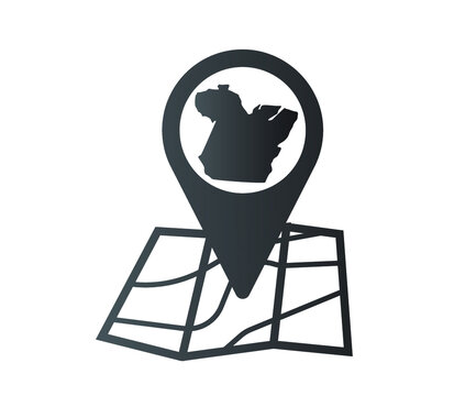map icon of brazilian state of Par&aacute;
