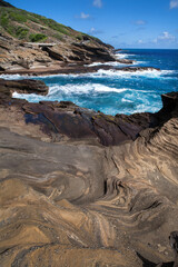 Fototapeta premium Coastline on Oahu Island, Hawaii.