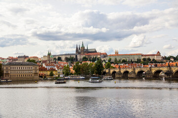 Prague in day time.