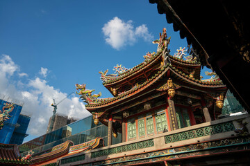 Fototapeta premium 台湾、台北周辺の観光名所を旅行している風景 Scenes from a trip to tourist attractions around Taipei, Taiwan. 