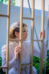 Obraz premium Take pictures of Thai costumes.