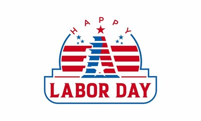 Labor day, Holiday in United States celebrated on first monday in September, vector illustration