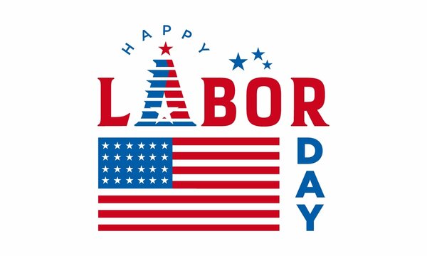Labor day, Holiday in United States celebrated on first monday in September, vector illustration