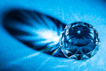 【インテリア】ガラス玉が反射する様子　クリスタル
