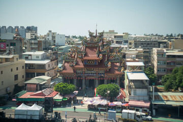 Fototapeta premium 台湾南部の高雄市周辺の観光名所を旅行する風景 Scenic Spots around Kaohsiung City in Southern Taiwan 