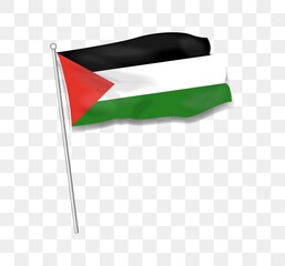 Palestine flag illustration vector EPS 10