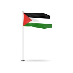 Palestine flag illustration vector EPS 10