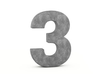 Concrete number three