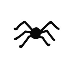 手描きのクモのイラスト