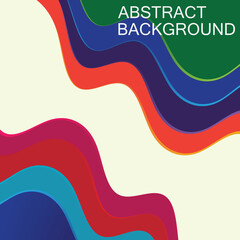 Colorful Wave Abstract Background