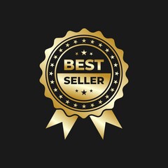 golden emblem price tag vector design 3, luxury & modern design can be used immediately