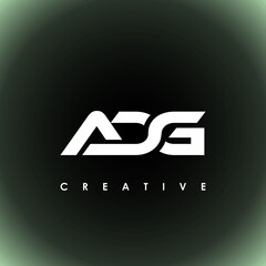 ADG Letter Initial Logo Design Template Vector Illustration
